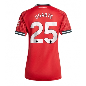 Billige Fotballdrakt Manchester United Manuel Ugarte #25 Replika Hjemmedrakt Dame 2025-26 Kortermet